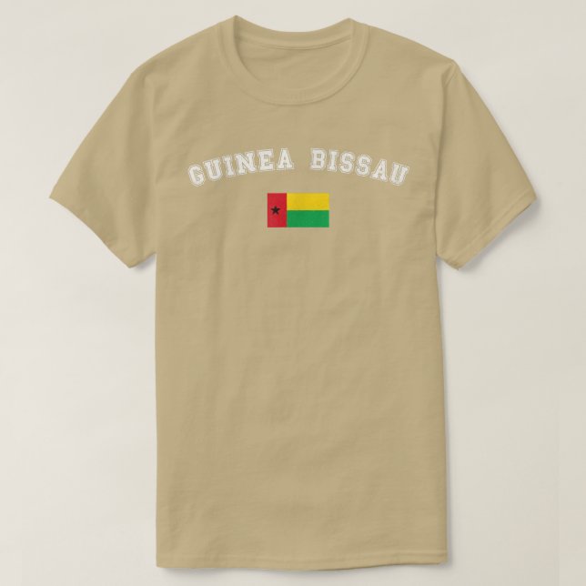Guinea Flag Sport Competition Pride Vacation Souve T-Shirt (Design Front)