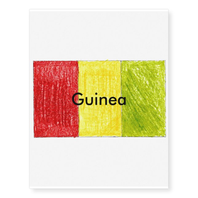 Guinea Flag Tattoo (Front)