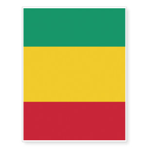 Guinea Flag Temporary Tattoos