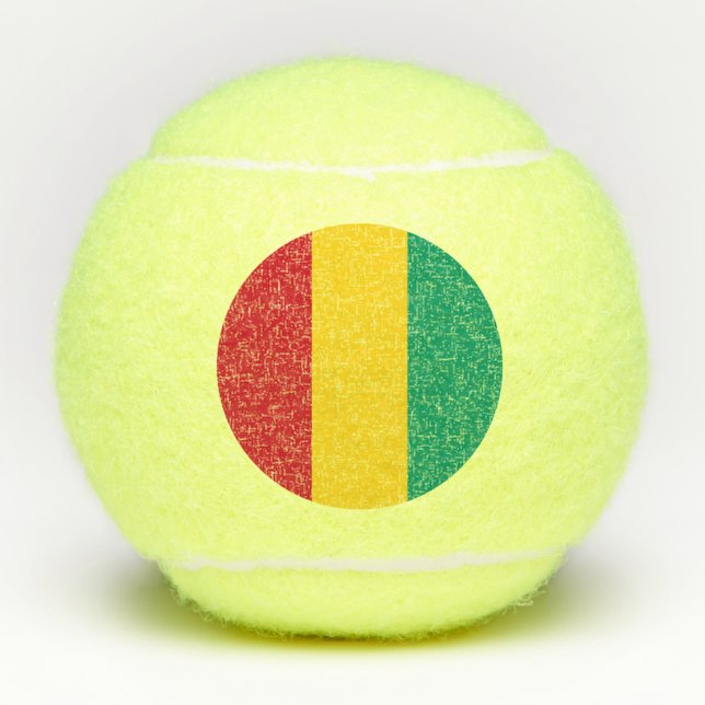 Guinea Flag Tennis Balls (Front)