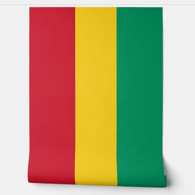 Guinea flag wallpaper  (Unrolling)