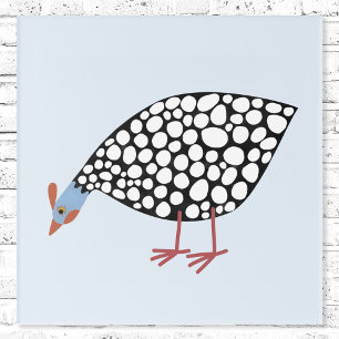 Guinea Fowl Bird Acrylic Print