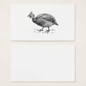 Guinea Fowl Bird Art (Front & Back)