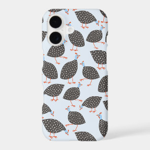 Guinea Fowl Bird Pattern iPhone 17 Case