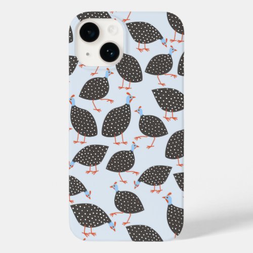 Guinea Fowl Bird Pattern Case_Mate iPhone 14 Case
