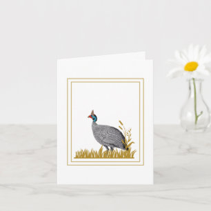 Guinea Fowl Card