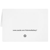 Guinea Fowl Card (Back Horizontal)