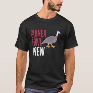 Guinea Fowl Chicken Bird Crew T-Shirt