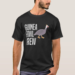 Guinea Fowl Chicken Bird Crew T-Shirt