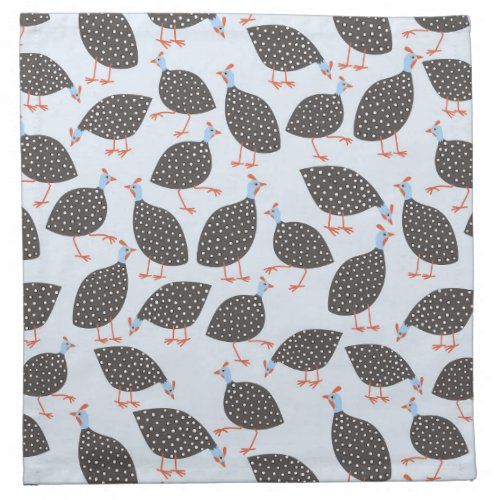 Guinea Fowl Cute Bird Pattern Cloth Napkin