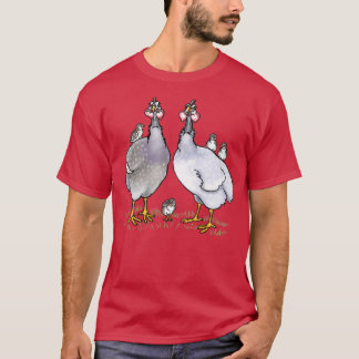 Guinea fowl Family  T-Shirt