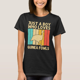 Guinea Fowl For Boys Kids Bird   Chicken Farm T-Shirt