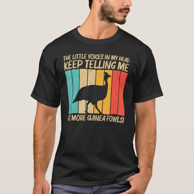 Guinea Fowl For Men Women Guinea Hen Poultry T-Shirt (Front)