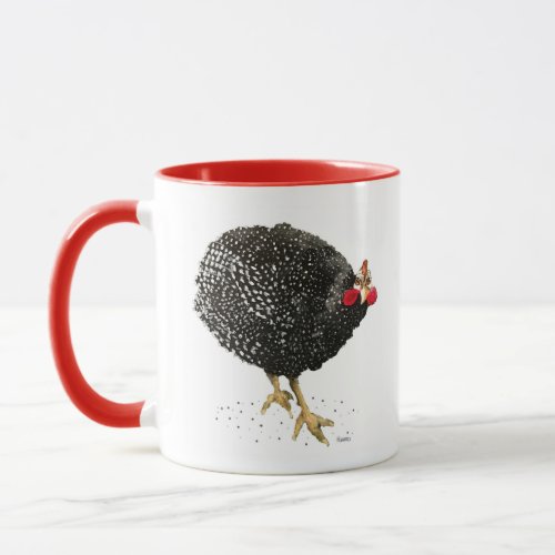 Guinea Fowl Hen Chicken Mug by Albuquerque Artist