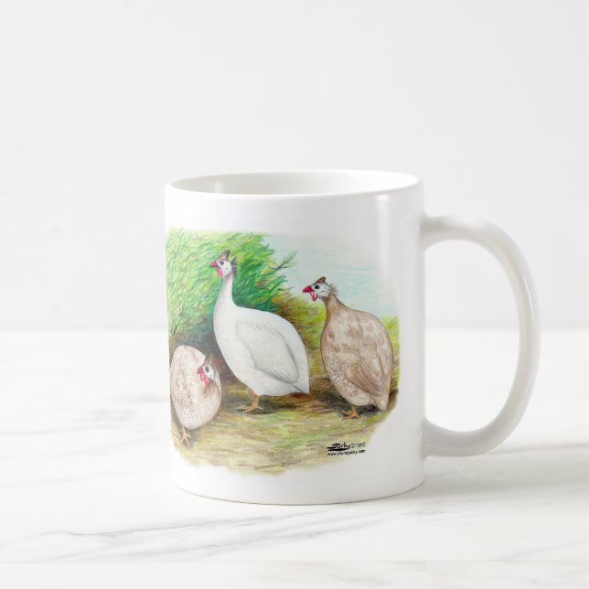 Guinea Fowl Outside Coffee Mug (Right)
