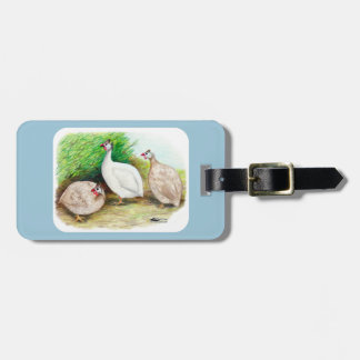 Guinea Fowl Outside Luggage Tag