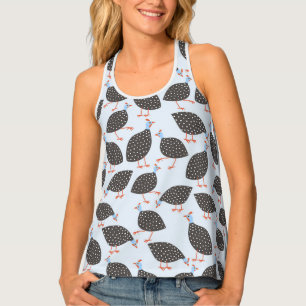 Guinea Fowl Pattern Tank Top