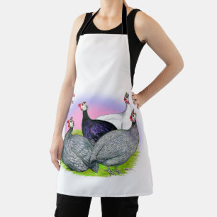 Guinea Fowl Quartet Apron