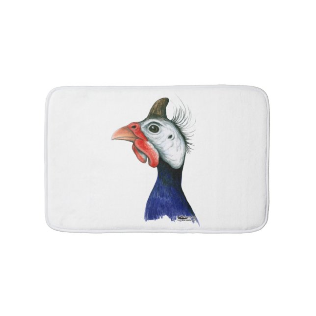 Guinea Head Bath Mat (Front)