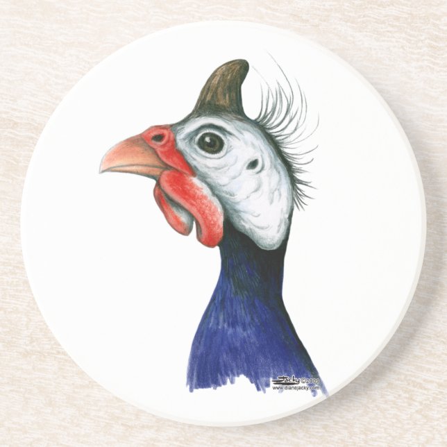 Guinea Head Sandstone Coaster (Front)