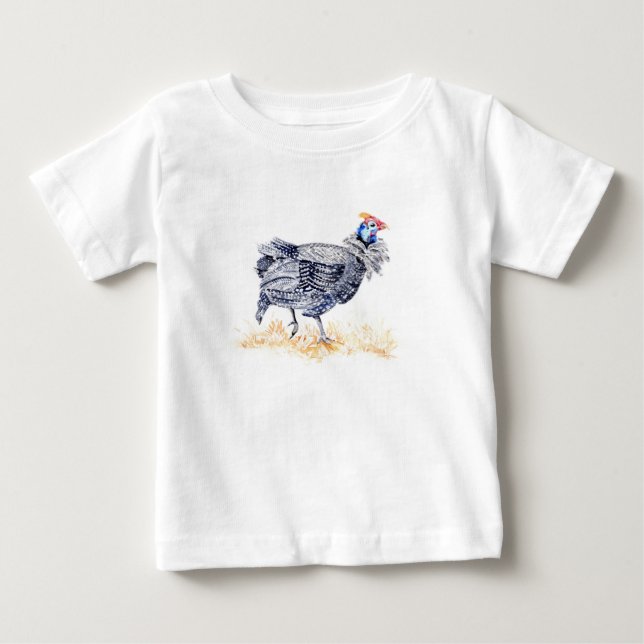 Guinea hen baby T-Shirt (Front)