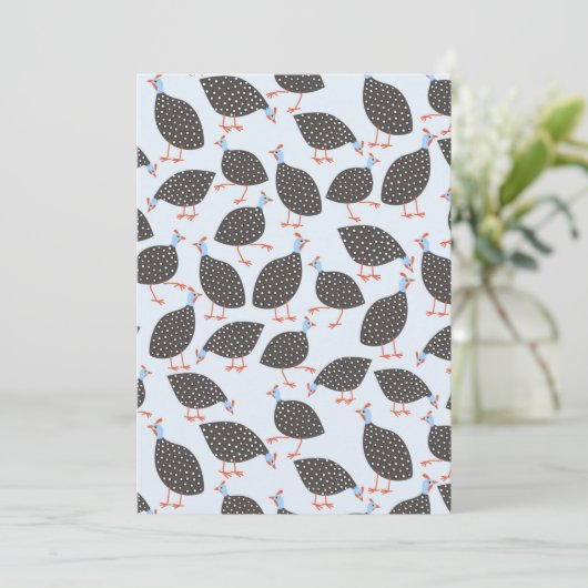 Guinea Hen Bird (Standing Front)