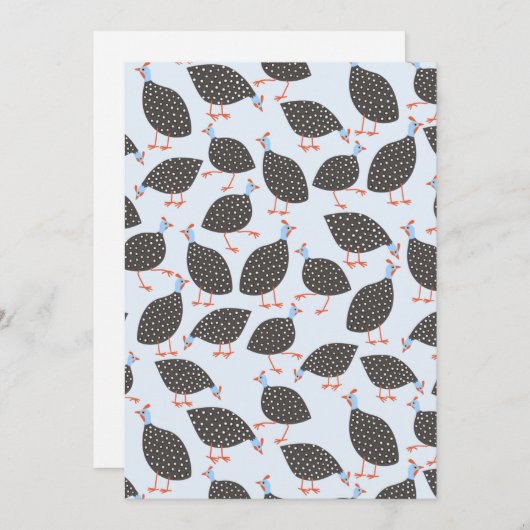 Guinea Hen Bird (Front/Back)