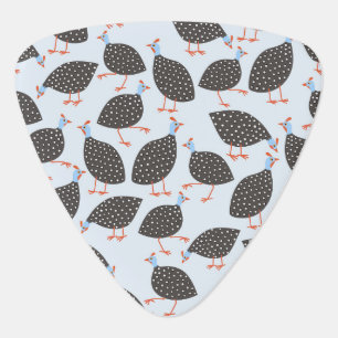 Guinea Hen Bird Guitar Pick
