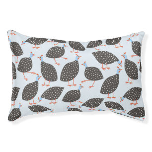 Guinea Hen Bird Pattern Pet Bed