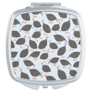 Guinea Hen Compact Mirror