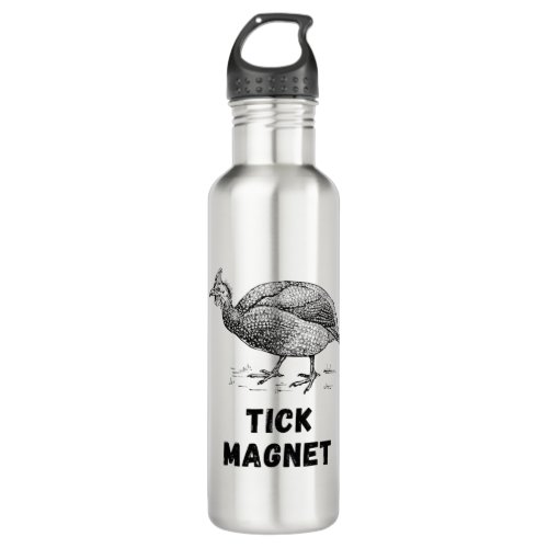 Guinea Hen Fowl Farm Animals Country Poultry Guine Stainless Steel Water Bottle