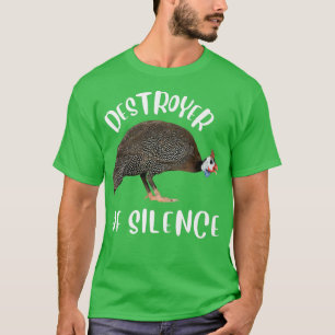 Guinea Hen Fowl Poultry Farm Animal Bird Women Cou T-Shirt