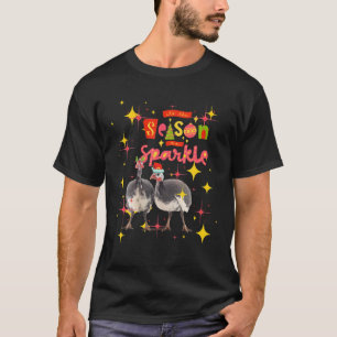 Guinea Hen Fowl Poultry Farm Animal Funny Christma T-Shirt