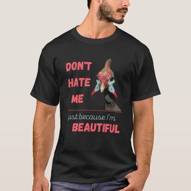 Guinea Hen Fowl Poultry Farm Funny Women Country P T-Shirt (Front)