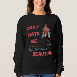 Guinea Hen Fowl Poultry Farm Funny Women Country Sweatshirt