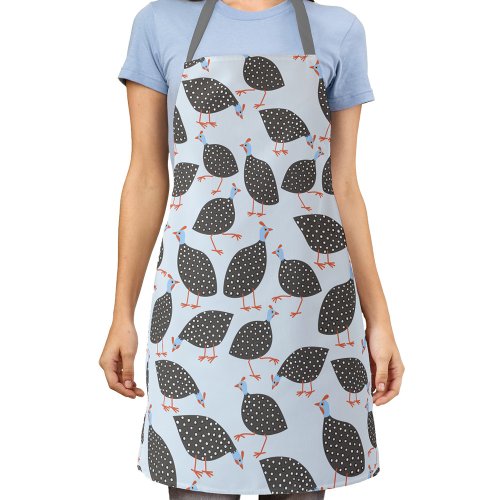 Guinea Hen Fun Bird Pattern Apron