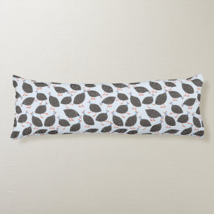 Guinea Hen Fun Bird Pattern Body Pillow