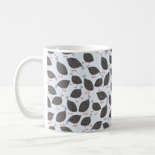 Guinea Hen Fun Bird Pattern Coffee Mug