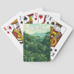 Guinea Illustration Travel Art Vintage Poker Cards