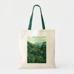 Guinea Illustration Travel Art Vintage Tote Bag