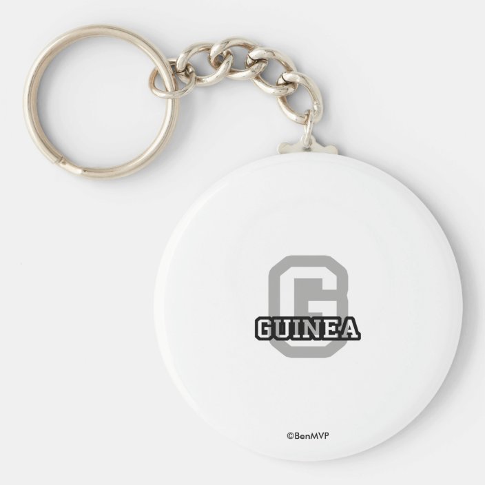 Guinea Keychain