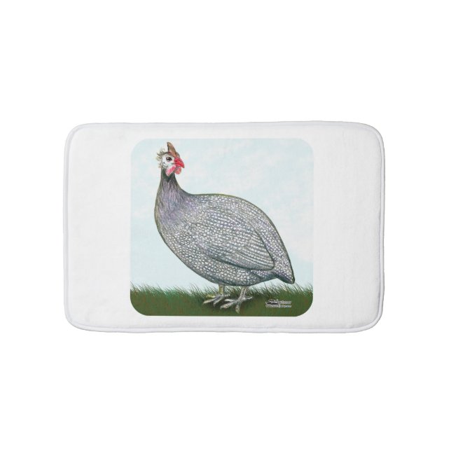 Guinea Lavender On Watch Bath Mat (Front)