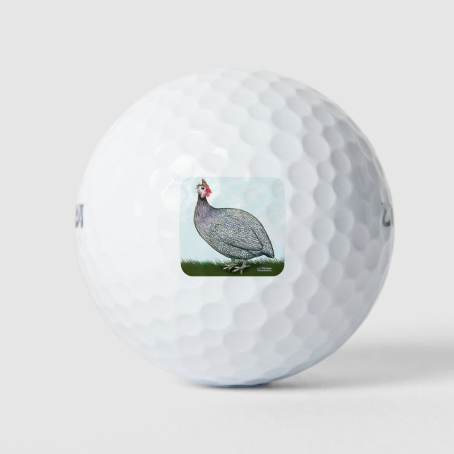 Guinea Lavender On Watch Golf Balls (Front)