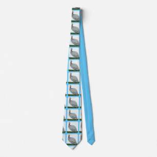 Guinea Lavender On Watch Neck Tie