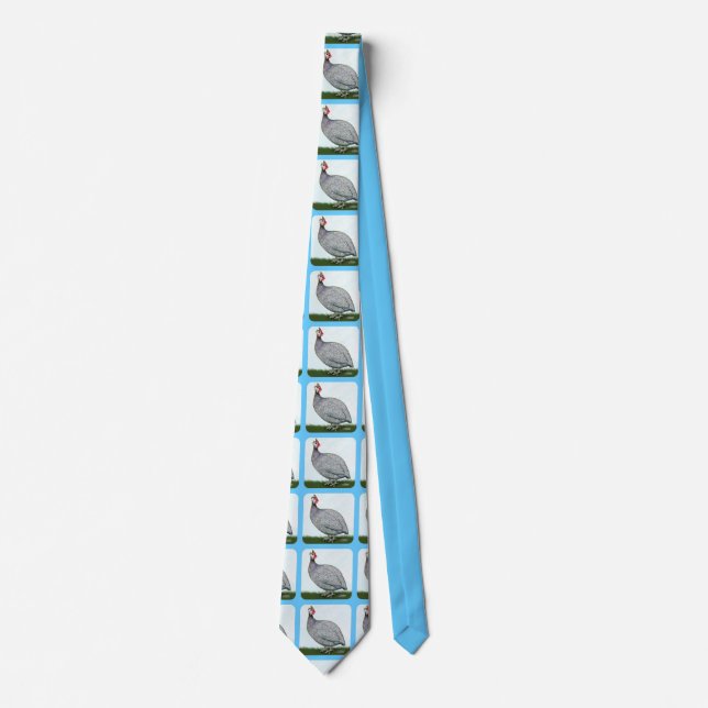 Guinea Lavender On Watch Neck Tie (Front)