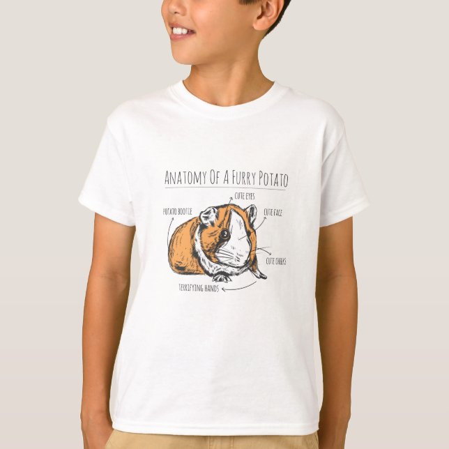 Guinea pig anatomy T-Shirt (Front)