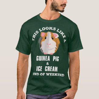 Guinea Pig and Ice Cream  T-Shirt