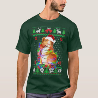 Guinea Pig Animal Uglyer Christmas T-Shirt