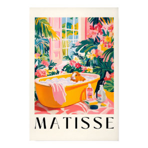 Guinea Pig Art Print, Funny Bathroom Print, Botani Poster