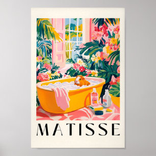 Guinea Pig Art Print, Funny Bathroom Print, Botani Poster